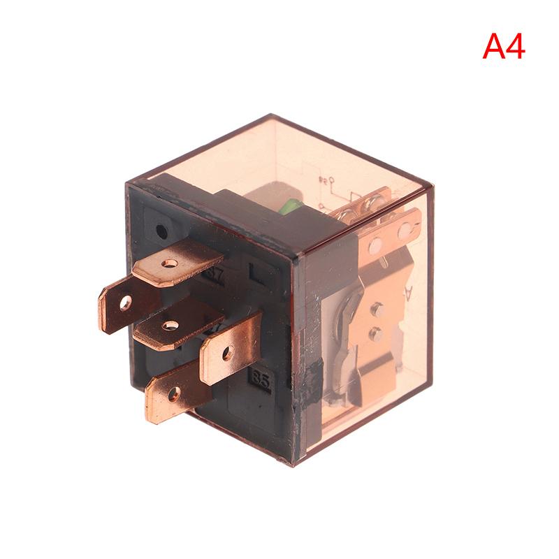 Dc 12V 24V Waterproof Automotive Relay 4/5Pin Spdt Car Control Device 100A With Light Car Relays Control Switch