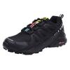 Large size men's shoes outdoor sports casual shoes breathable mesh non-slip travel shoes running shoes black shoes