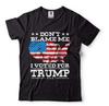 I Voted for Trump Tee Shirt DTJ 2024 Elections Rally Presidential Election Tee