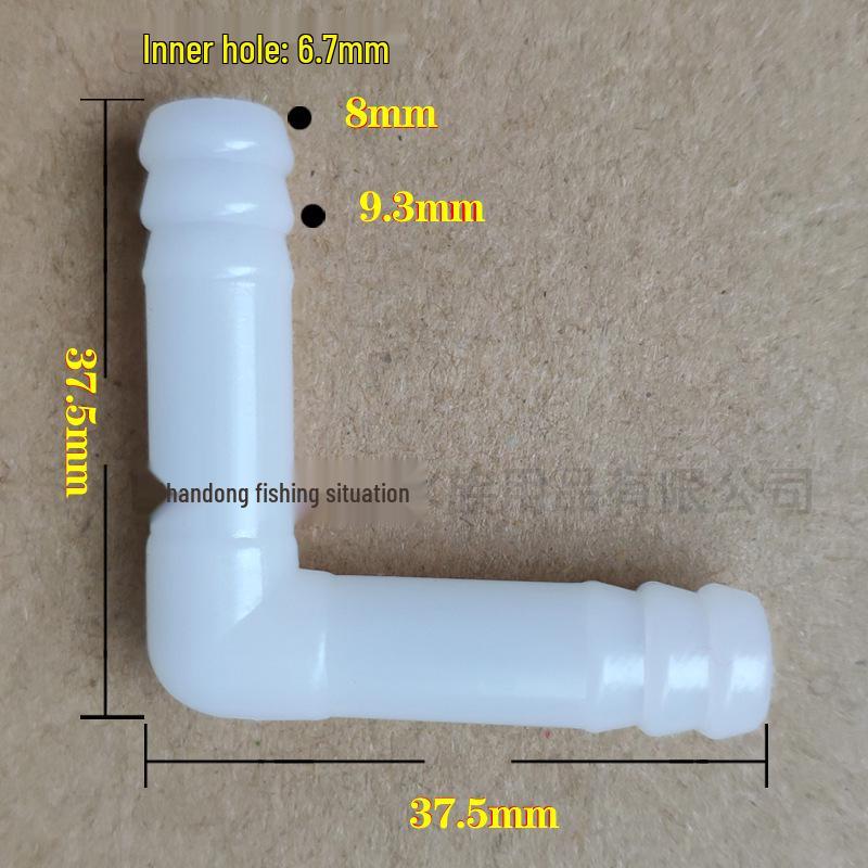 

90-Degree Plastic Elbow Hose Connector, 1/2 Inch Right Angle