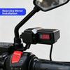 9-90V motorsykkel telefonlader 10-24V motorsykkel tilbehør dobbel USB-lader vanntett med voltmeter