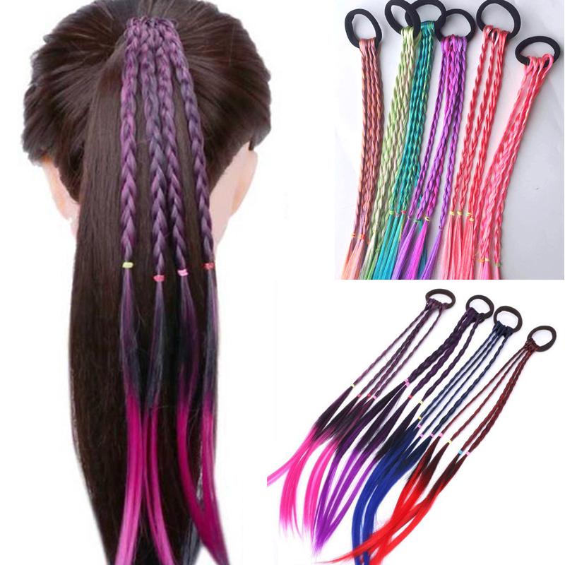 Color Girls Kids Hair Rope Children Headdress Rubber Band Hair Accessories Color Girls Kids Hair Rope Children Headdress Rubber Band Hair Accessories