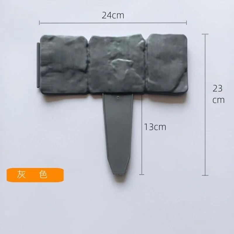 Plastic Fence Gardens, Foldable Small Fence for Landscaping, Suitable for Yards, Lawns, And Autumn Decorations,Outdoor Garden