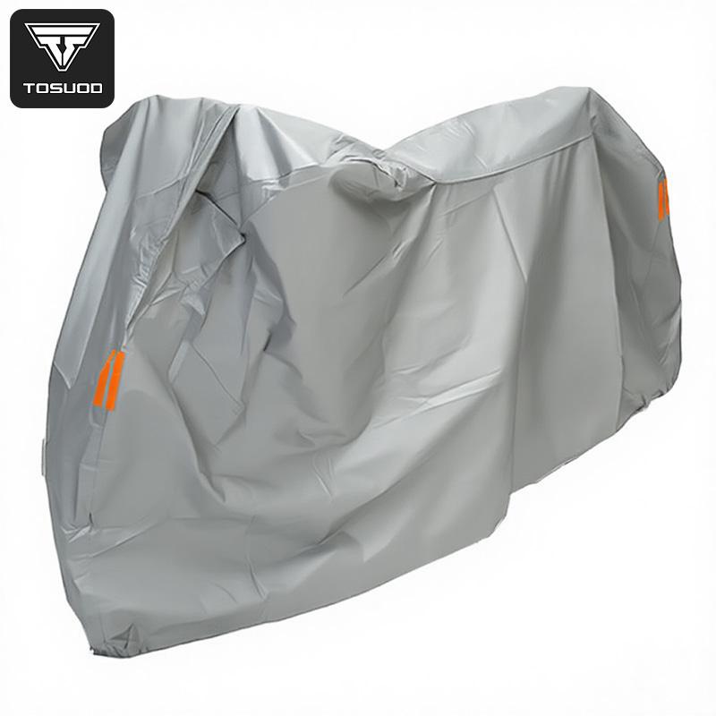 TOSUOD Waterproof Bike Cover Uv Protection All Weather Protection Outdoor Bicycle Accessories for Mtb Road Bike Universal Cover серый