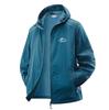Men's Retro Hooded Thin Ice Silk Sun Protection Jacket - Summer Outdoor Loose-Fit Plus Size