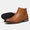 Chelsea Boots Men Comfortable Brand Fashion 2026 Boots Leather