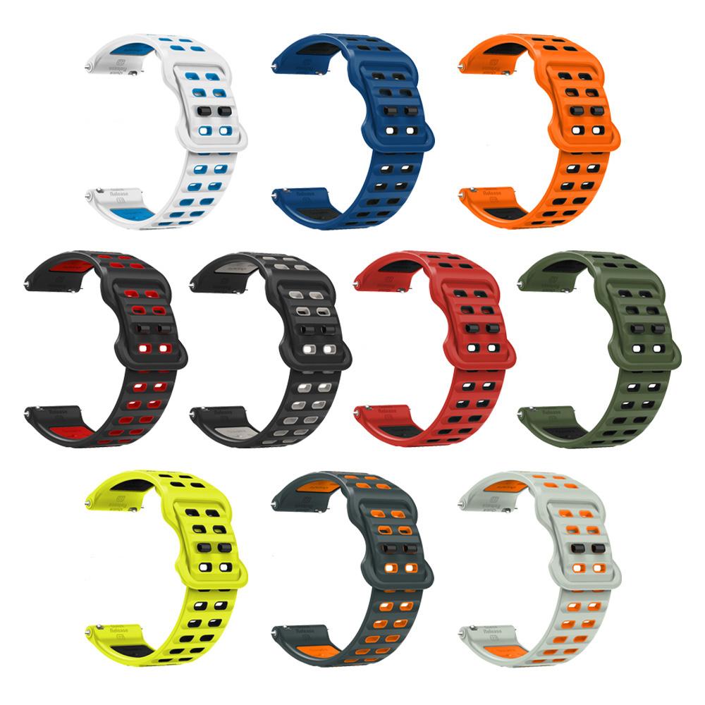 22mm Man Watch Band Silicone Bracelet For Huawei Watch GT 6 46mm GT6Pro GT5 GT4 GT3 GT2 GT2E Strap Accessories