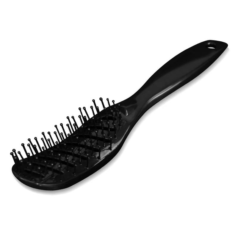 1 Stück Styling Lockenbürste Massagekamm Bürste Entwirrbürste Trocknungsbürste Antistatische Gebogene Ventbürsten Kopfhautmassagekamm Salon