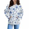 Women's Fashion Daily  Casual Hoodie Long Sleeve Printed Top