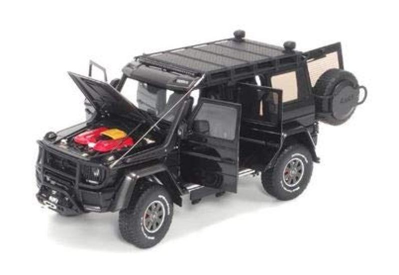 Almost Real Brabus 550 Adventure G 500 2017 Obsidian Black Scale Complete Diecast Car 860303 Mercedes-Benz 4x4² - - 1/18