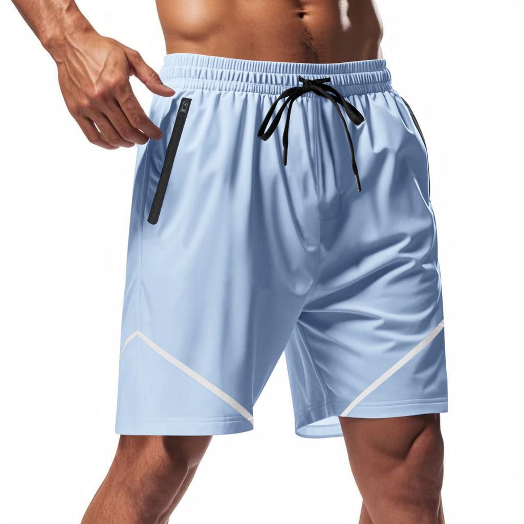 Men's Light Luxury Leisure Beach Basketball Five Point Sports Shorts