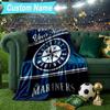 Custom Name Blanket Seattle Logo Blanket Bedding Blanket for Travel, Camping, Living Rooms, Offices, Sofas, Fan Christmas gift
