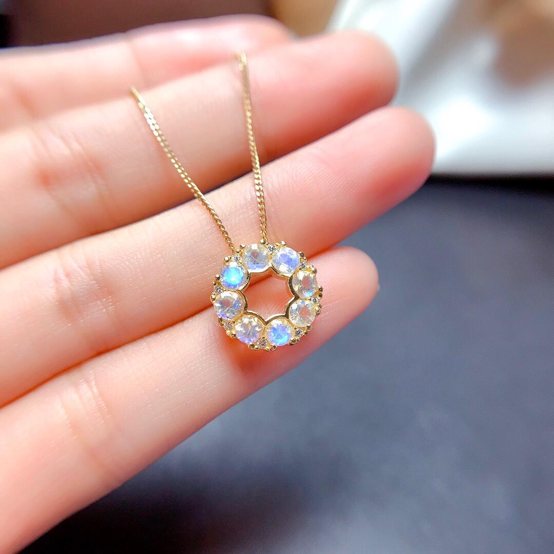 

Chic 18K White & Rose Gold Plated S925 Silver Pendant: Fashionable Small Round 3x3mm Setting in Gold Color. Chain Only