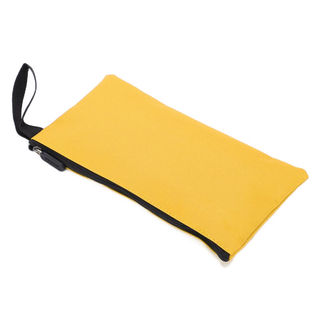 Canvas Werkzeugtasche Langlebig Wasserdicht Tragbar Canvas Reißverschlusstasche zur Aufbewahrung von GegenständenGelb