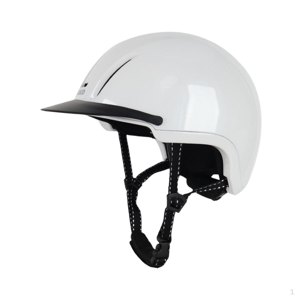 Equestrian Headgear for Horse Riding with Adjustable Features And Removable Liner