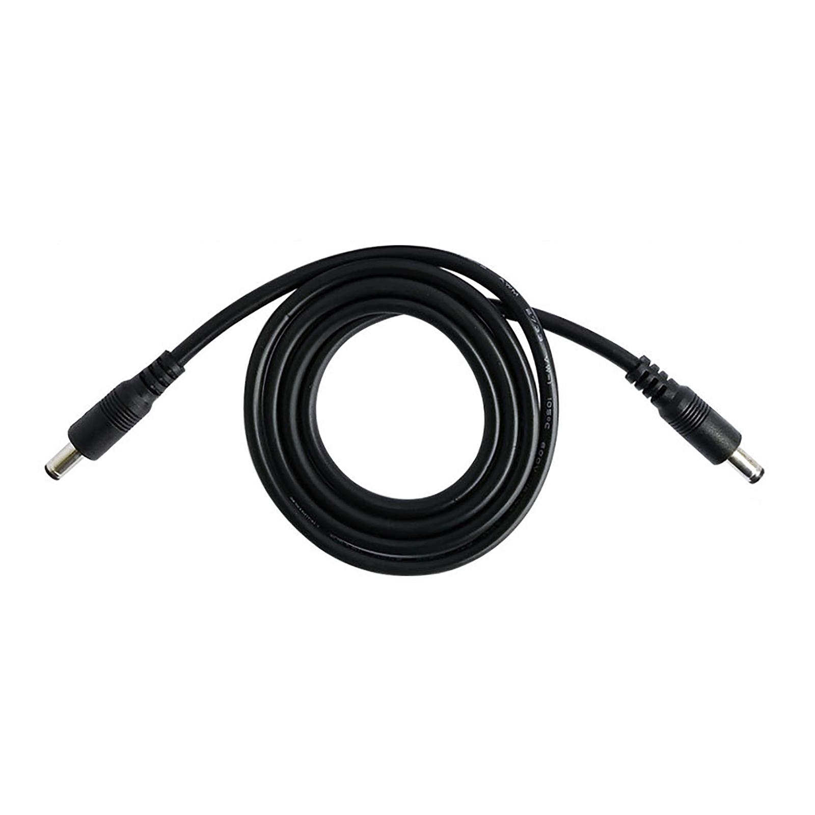 

Power Adapter Extension Cord 5.5x2.1mm Male to Male Plug for 5.5x2.1mm Power Cable For CCTV Camera LED Strips 200CM