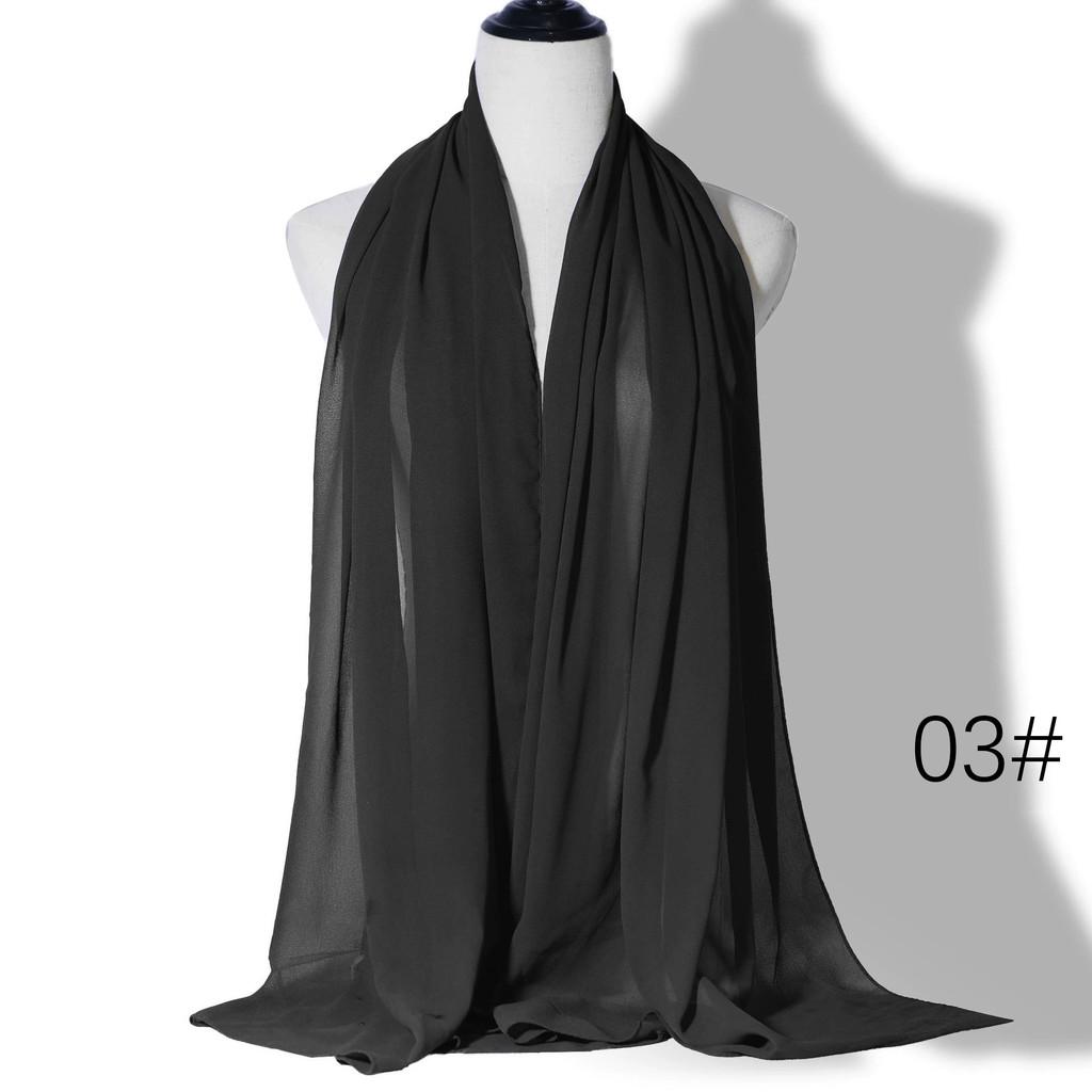 

Summer Sunshade Scarf For Women With Lightweight Polyester Fabric Black