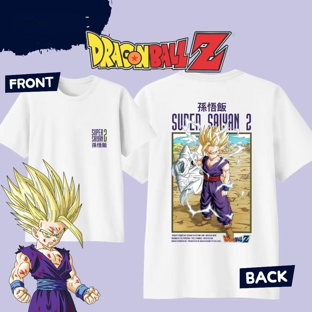 

2026 Summer Dragon Ball TShirt Cotton Gohan Super Saiyan Loose Breathable Gym Streetwear Unisex Tee Ins Y2k 2XL
