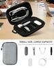 Compatible with Plaud NotePin/NotePin S waterproof portable lightweight storage bag including lanyard and sponge suitable for full accessories stor