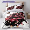 Red MUFC Glory Bedding Quilt Set Quilt Cover Pillowcase Home Decoration Birthday Gift (1 * duvet cover + 2 * pillowcase, without core)