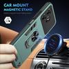 For ZTE Blade A36 Case PC+TPU Drop Defend Phone Cover with Ring Kickstand