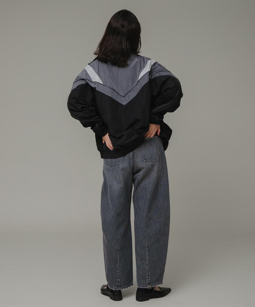 GEM SPORTSWEAR NYLON TRACK JACKET Black M [Sunny Label] Jacket/Coat "Unisex" Women's LA46-27C901