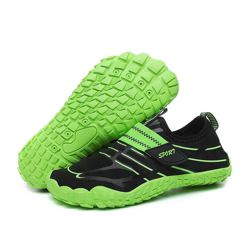Children Beach Aqua Shoes Boy Girl Barefoot Water Shoes Quick-Dry Drainage Diving Swim Sandals Kids Fishing Surf Wading Sneakers