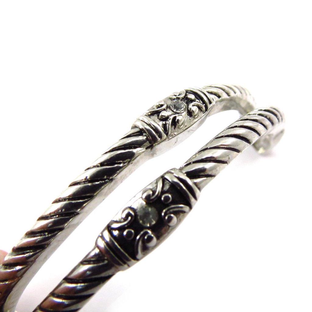 Les Trésors De Lily [J6340] – Silbernes Designer-Armband „Cunégonde“.