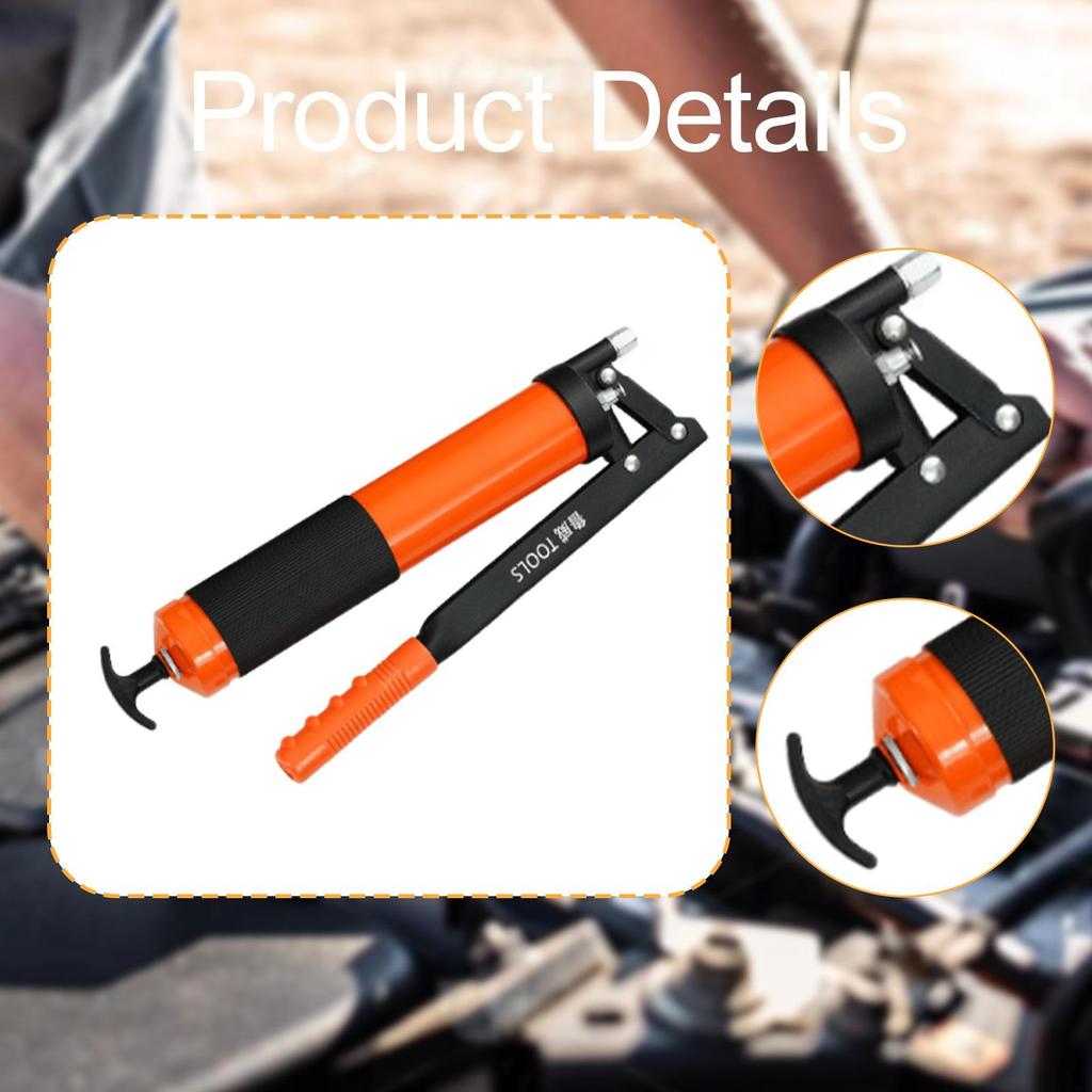 Handheld Tool Leakproof Heavy Duty Easy to Use Lubrication High Pressure for Workshop Garage