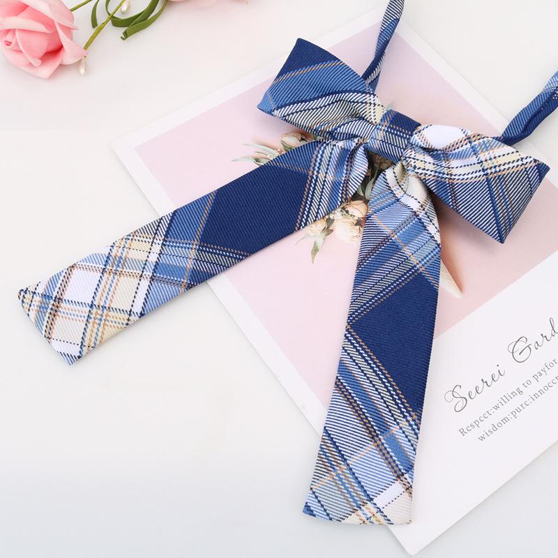 Japanese And Korean Version Of Female Collar Flower College Wind Ribbon Free Jk Bow Bow Graduation Photo Men'S Tie Sailor Suit Tide