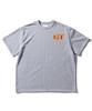 GRAN TURISMO Two-Tone Chain Embroidery Gt Logo Gray T-Shirt