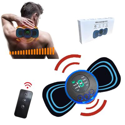 Masajeador de Cuello con Mando a Distancia 8 Modos Recargable Pulso de Baja Frecuencia Masajeador Portátil Para Relajación Muscular Alivio del Dolor