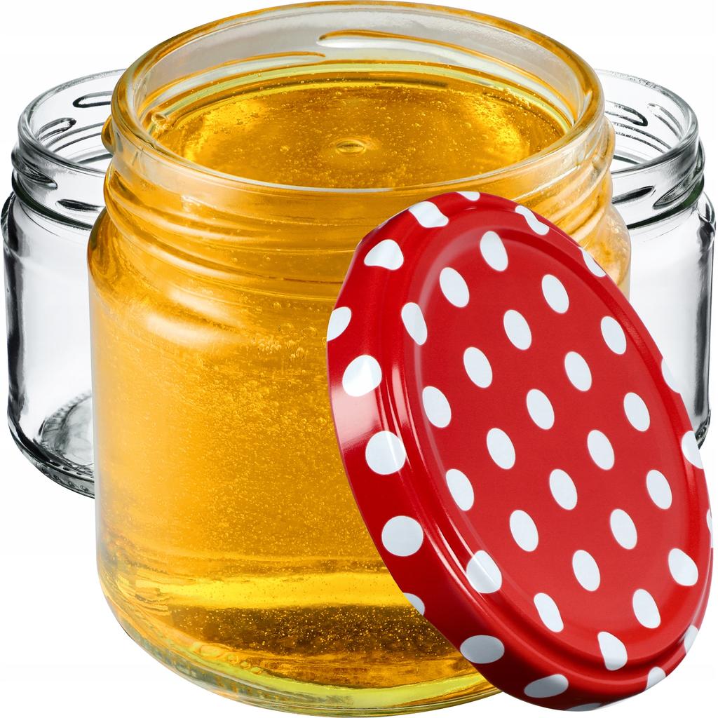 KADAX 10x Glas 200ml + Deckel Fi66 für Konserven Marmelade