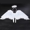 Classy Fairy Fancy Dress Feather Angel Wings Halo Hair Hoop Adult Child Feather Costume for Halloween Christmas