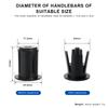 Bicycle Bar Ends Plug Caps Expanding Adjustable Locking Handlebar End Plugs Plastic For Road Cycling MTB Mountain Bike Grip Cap