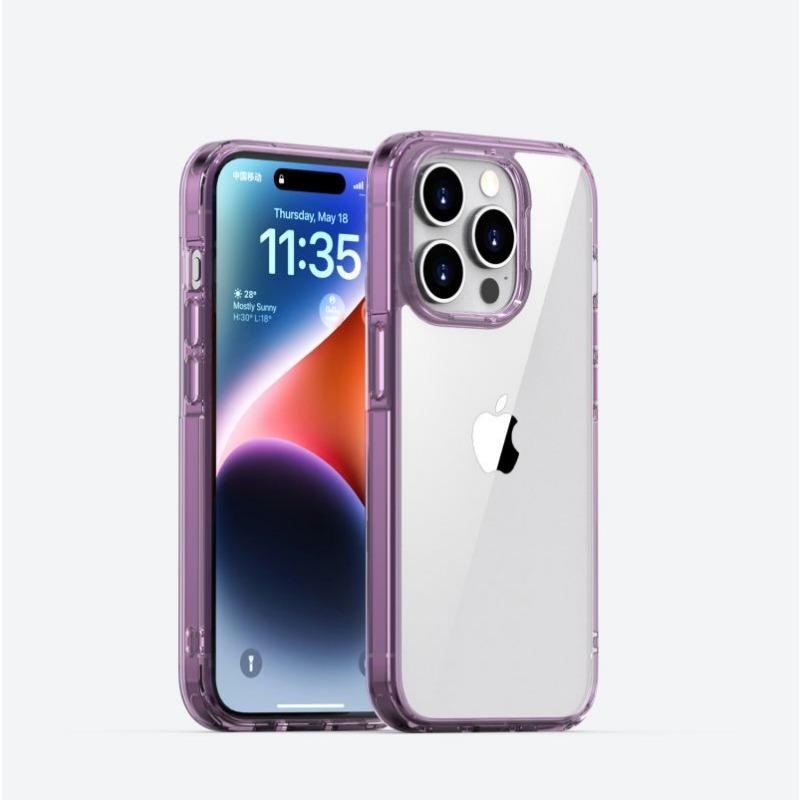 Suitable for IPhone15promax Phone Case Airbag Anti-drop Apple 15pro Protective Case Transparent 16 Case