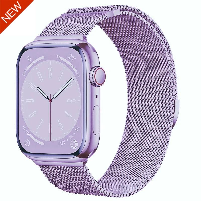 Milanese Loop Band for Apple watch Ultra 9 8 7 6 5 SE 45mm 49mm 44mm/41mm/40mm Metal Magnetic Strap iWatch 11 10 46mm 42mm Band