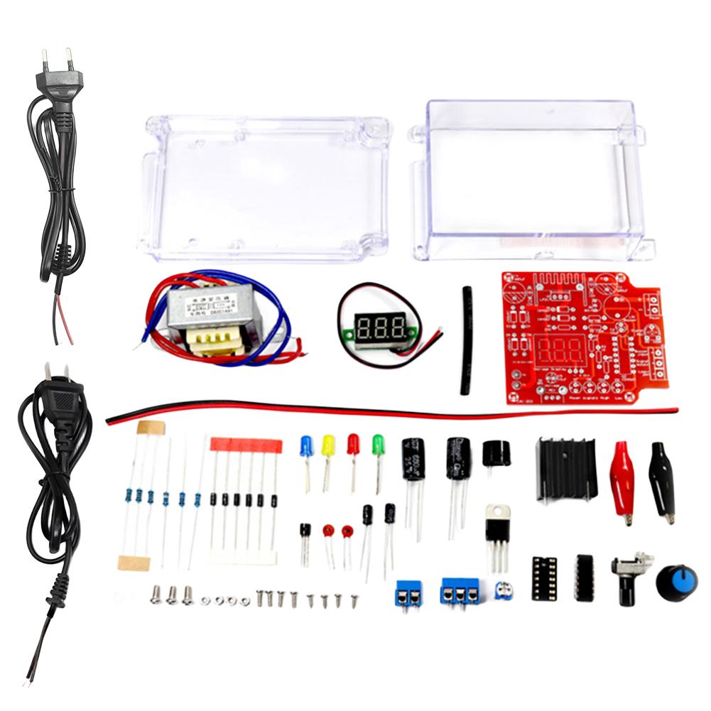LM317 Adjustable Voltage Regulator DIY Kit DC Power Supply Adjustable Voltage Regulator 1.25V-12V Electronic DIY Kits