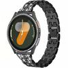 Armband + Hülle mit integriertem Glas für Samsung Galaxy Watch 7 40mm, Schwarz