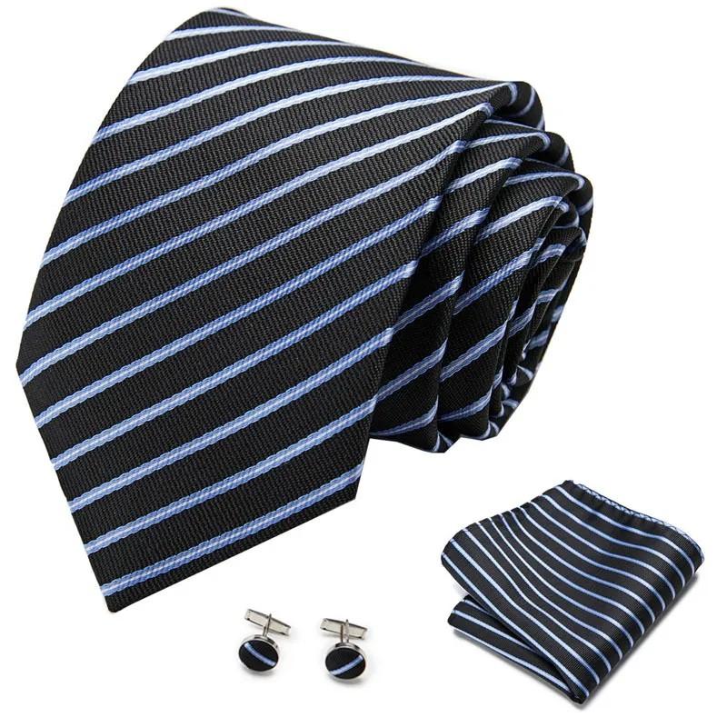 Formal Shirt Business Tie Wedding Banquet Men's Polyester Red Black Hand-tied Long Tie
