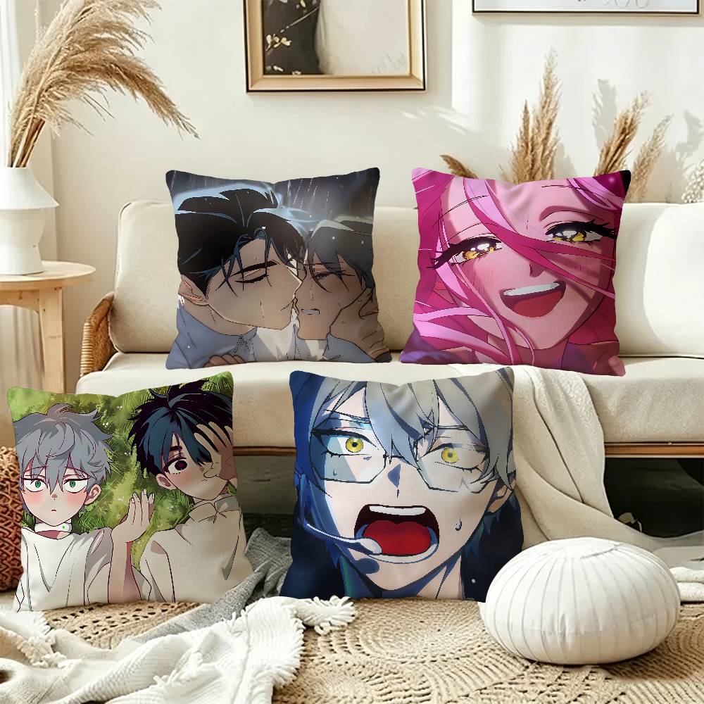 Alien Stage Anime Pillowcase toon Gift Cushion Cover Bedroom Home Sofa Chair Seat Decor pillow case