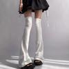 Lolita Jk Strap Up Leg Warmers for Women Y2K High Tube Socks Wide Leg Cover Stockings for Streetwear Party Cosplay Accessories