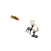 Resin Joseph Jesus Statue And Reindeer Elk Sculpture Collection for Decorative Desk Display Tabletop