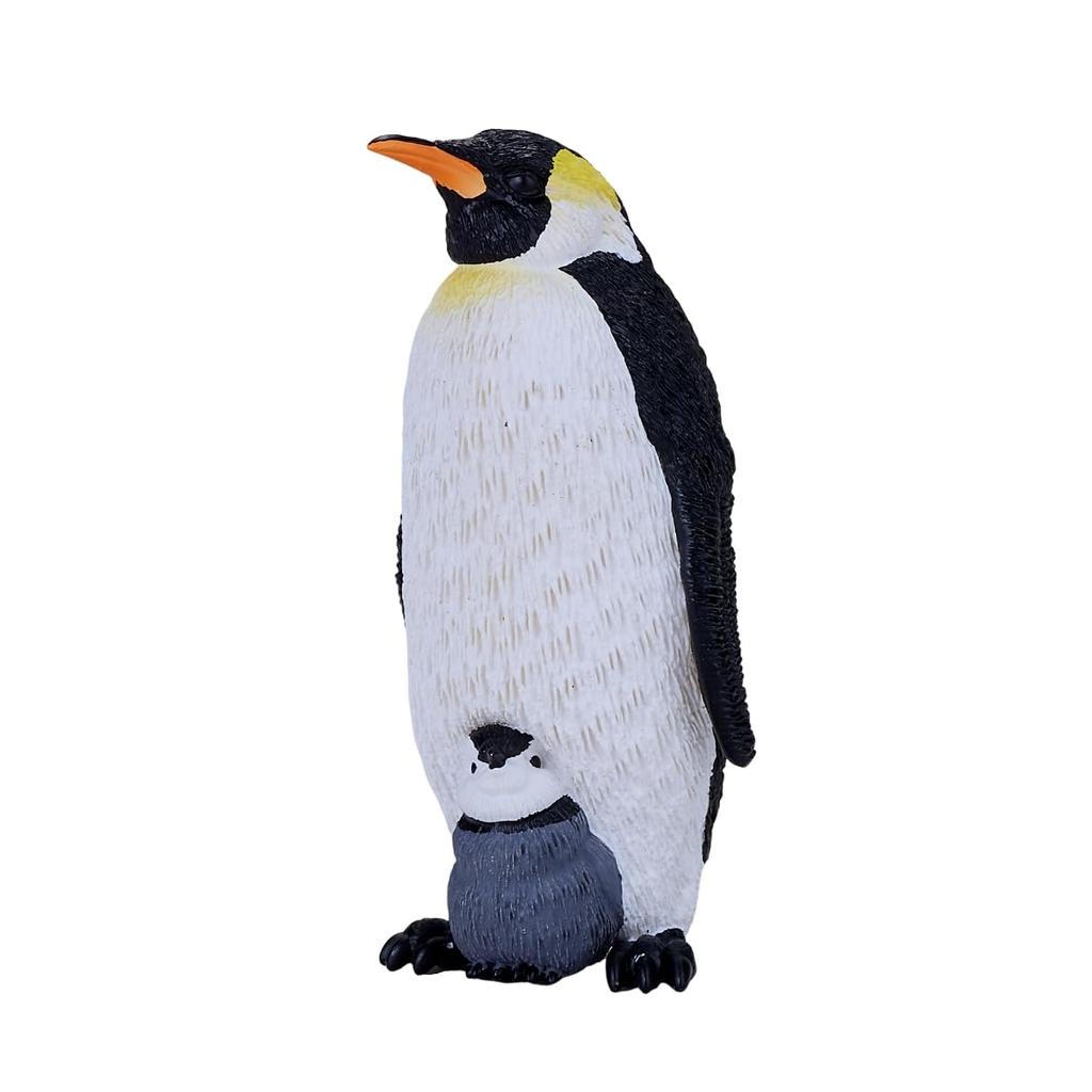 Mojo Marine Animal Figurine: Emperor Penguin and Baby 381082