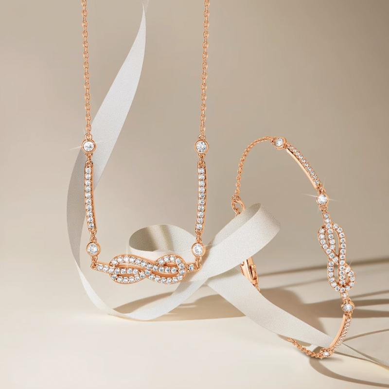 Emporio Armani LOVE Series Infinity Symbol Love Bracelet Women's Rose Gold EGS3109221 F basic packaging-brand original box