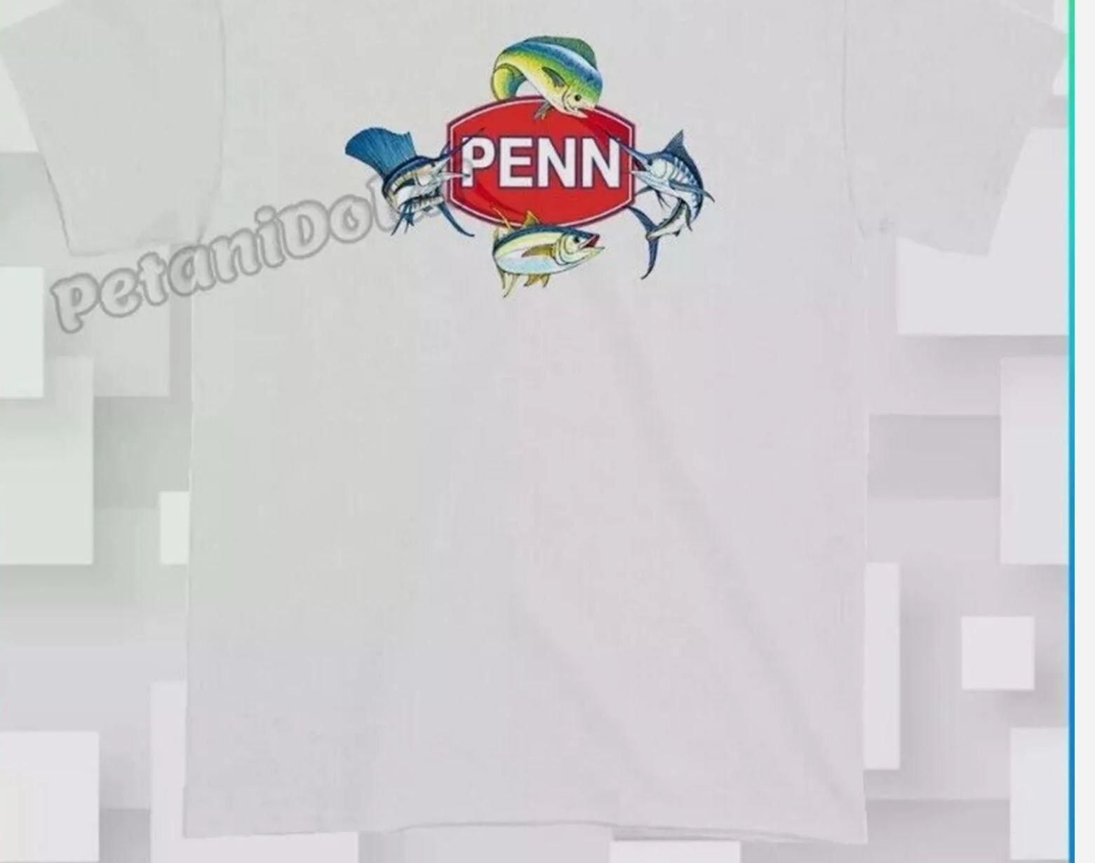 

Новый товар Рыболовные катушки и удилища Penn Логотип Мужская футболка Размер S-4XL S