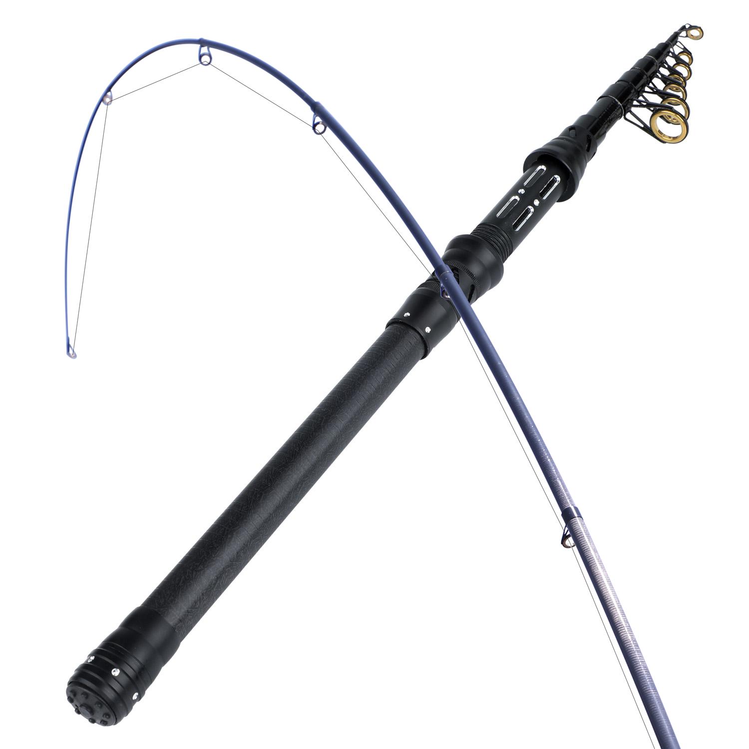 

Телескопическая удочка 2,1-2,7 м, спиннинговая удочка из углеродного волокна, спортивная удочка для путешествий на открытом воздухе 2.1M