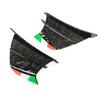 2PCs Motorcycle Wing Side Spoiler Fairings Winglets Fit for NINJA 400 250 Z900 Z1000 Bright Marble