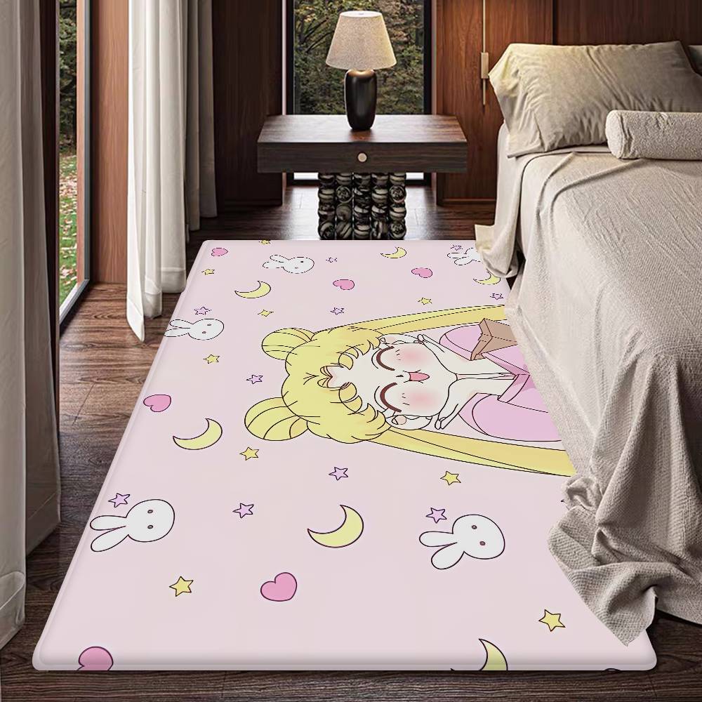 ANIME S-SAILOR-MOON Door Mat Washable Non-Slip Living Room Sofa Chairs Area Mat Kitchen Doormat Area Rug