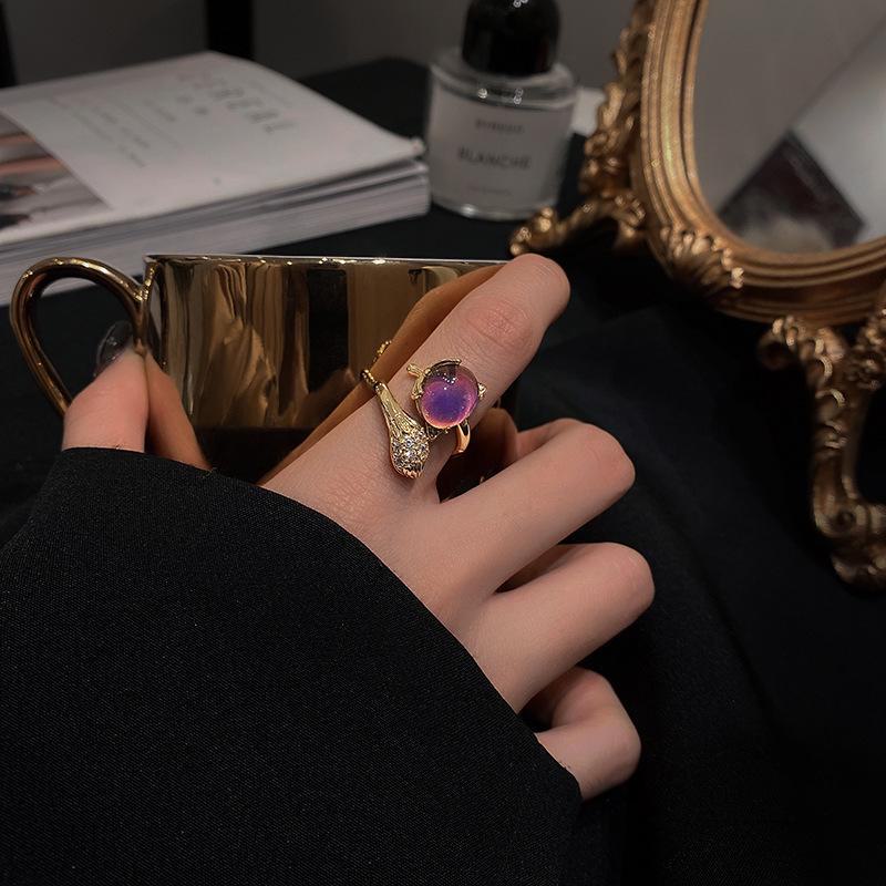 Korean Geometric Ring Set: Trendy Fashion for Index & Pinky Fingers